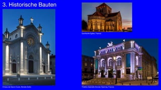 Chiesa del Sacro Cuore, Bonate Sotto
3. Historische Bauten
Gonfreville Eglise, Francia
Théâtre Gabrielle-Dorziat, Épernay, Francia
 