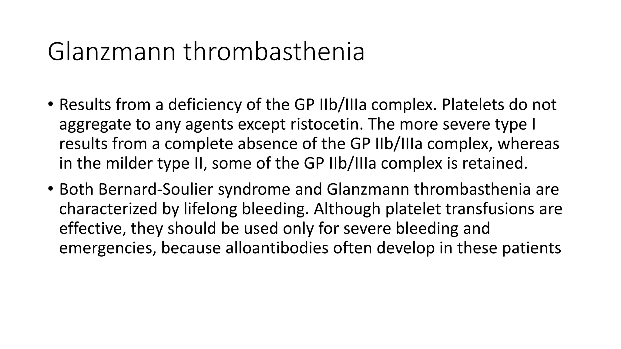 Platelet disorders summarized. ppt | PPTX