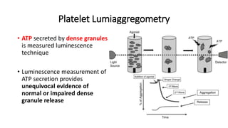 Platelet function disorders, assessment and testing.pptx