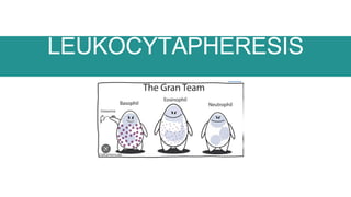 LEUKOCYTAPHERESIS
 