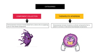 CATEGORIES
COMPONENT COLLECTION THERAPEUTIC APHERESIS
 