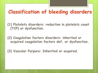 Platelets disorders.ppt mmmmmmmmmmmmmmmm | PPT