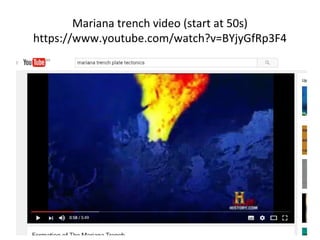 Mariana trench video (start at 50s)
https://www.youtube.com/watch?v=BYjyGfRp3F4
 