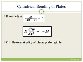 Theory of Plates - Introduction to Plate Theory | PPTX