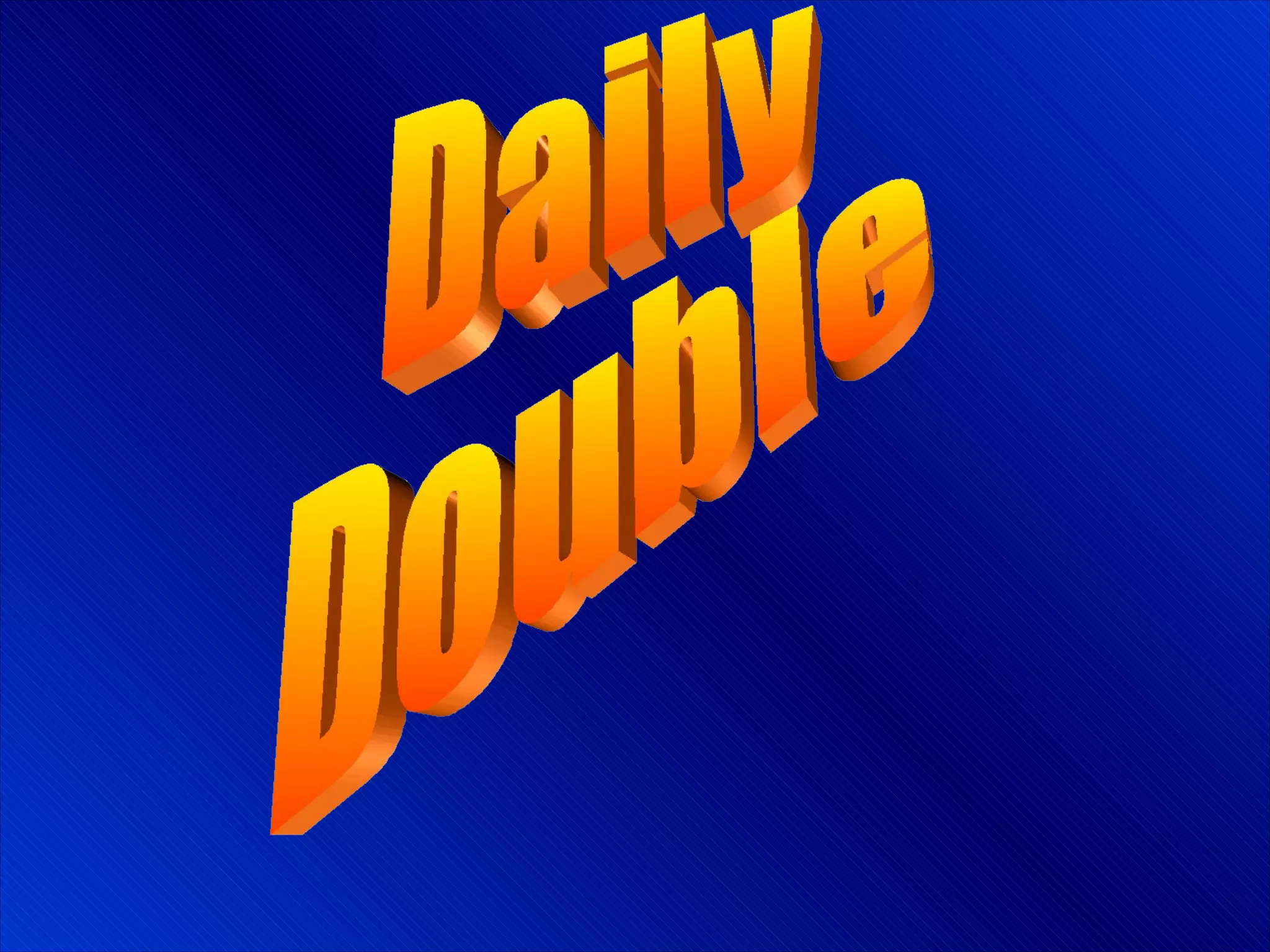 Daily Double 