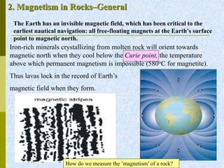 Magnetic Lines Rocks Plate tectonic | PPTX