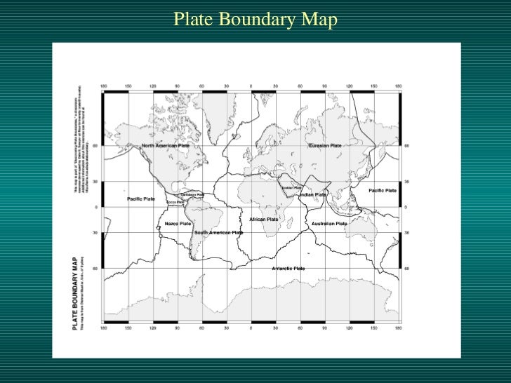 Plate tectonic activity with maps