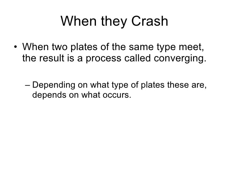 What is it called when two plates meet?