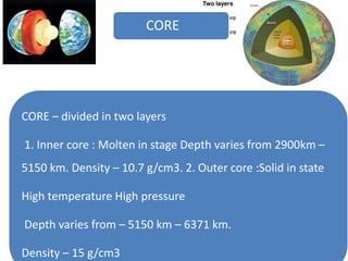 Tectonic Core Plate tectonics | PPTX