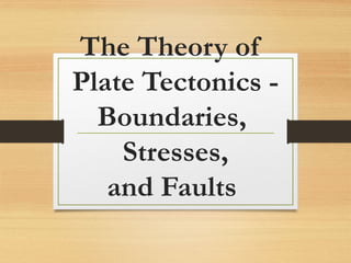 PLATE TECTONICS.111111111111111111111ppt | PPT