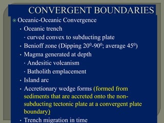 Plate tectonics bs 1st year | PPT