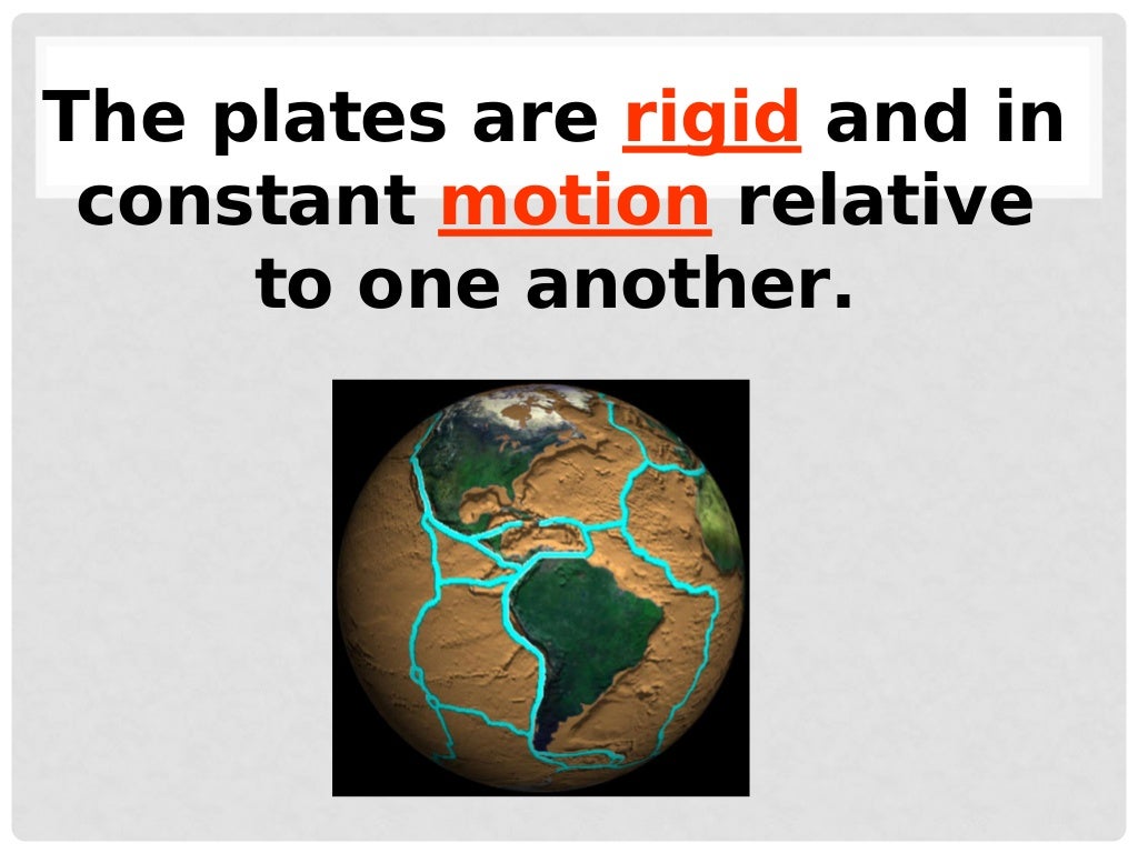 Plate tectonics notes