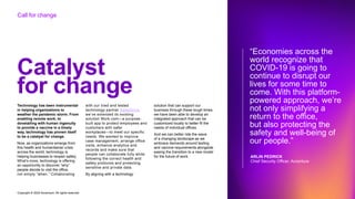Copyright © 2022 Accenture. All rights reserved
Catalyst
for change
Technology has been instrumental
in helping organizati...