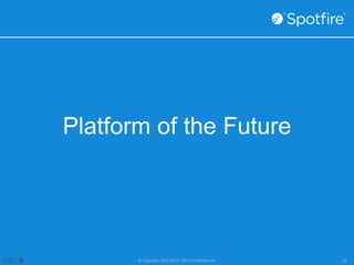 Platform of the Future 
© Copyright 2000-2014 TIBCO Software Inc. -22- 
 