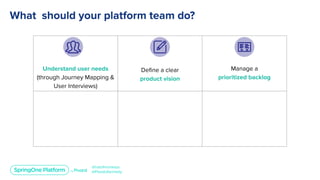 Platform as a Product: How to Delight Your Developers and Deliver Value for Your Customers