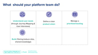 Platform as a Product: How to Delight Your Developers and Deliver Value for Your Customers