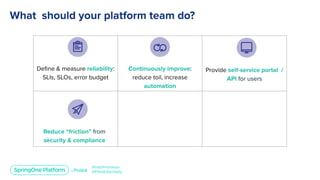 Platform as a Product: How to Delight Your Developers and Deliver Value for Your Customers