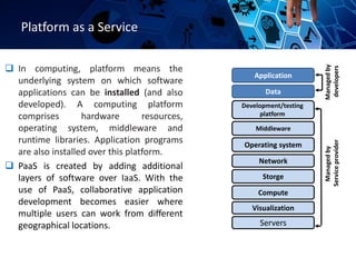 Platform as a service | PPTX