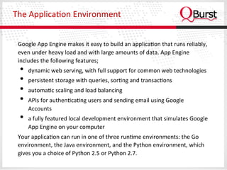 Platform as a service google app engine | PPT