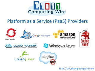 Platform as a Service (PaaS) Providers




                        http://cloudcomputingwire.com
 