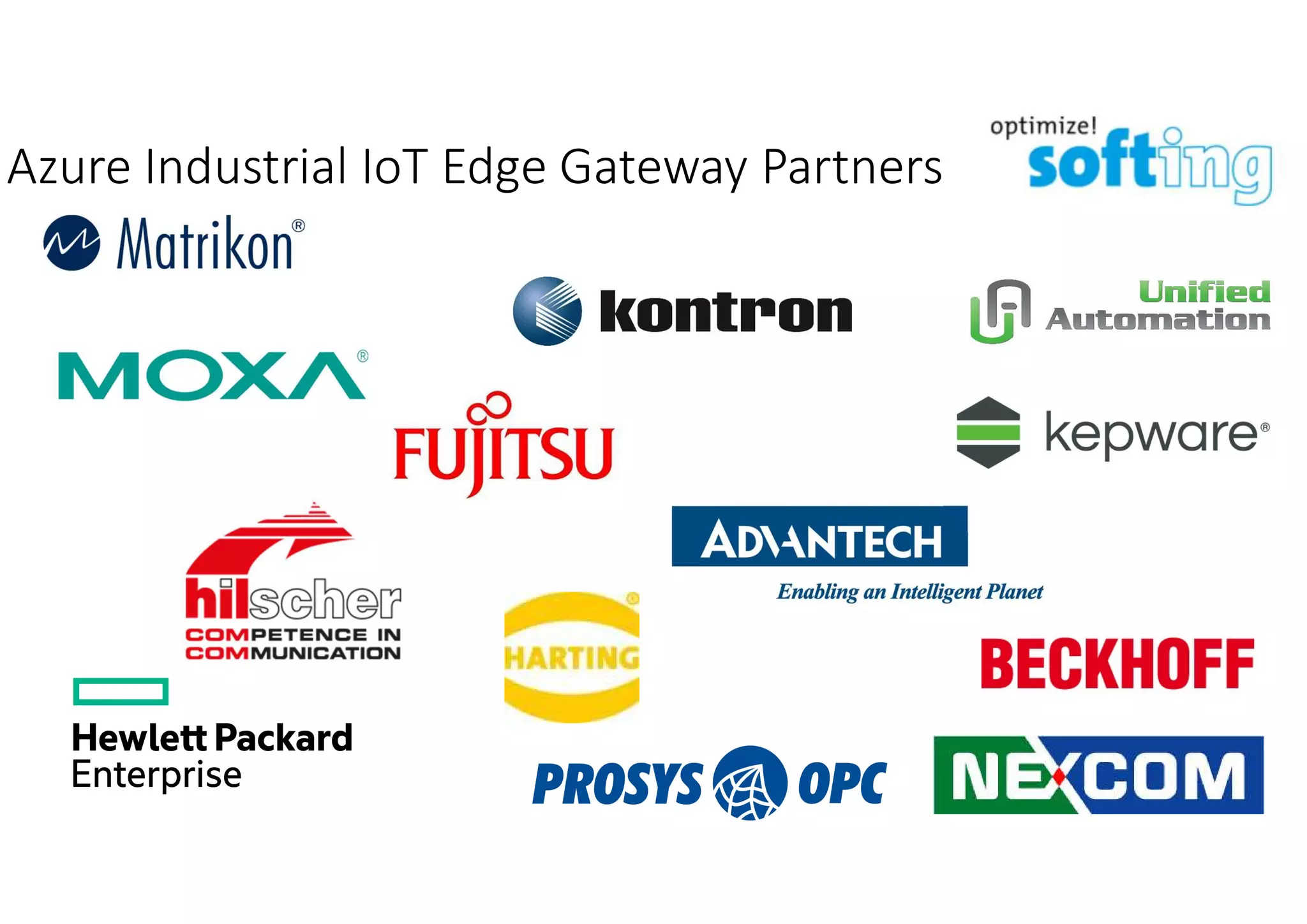 Azure Industrial IoT Edge Gateway Partners
 