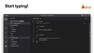 Getting started with PlatformIO | PPTX