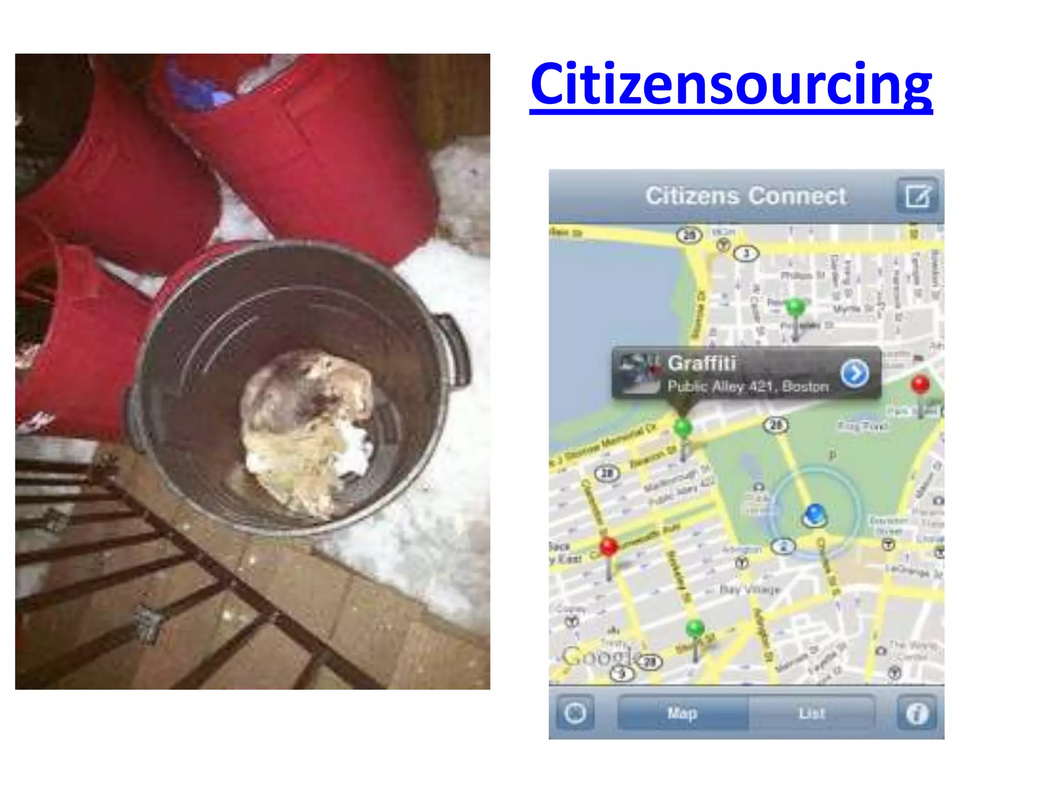 Citizensourcing
 