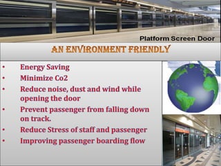 Platform screen door