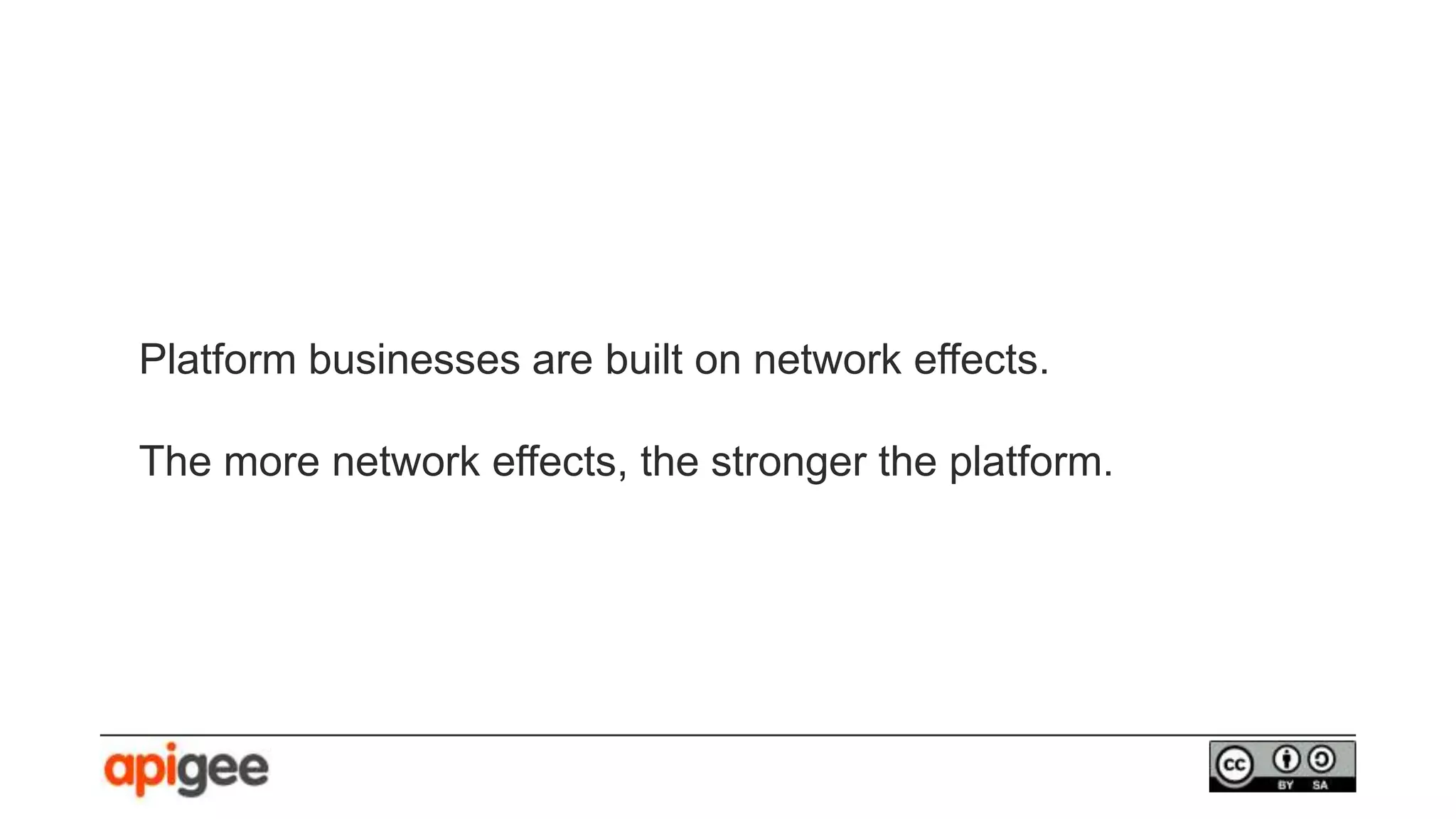 Platform businesses are built on network effects.
The more network effects, the stronger the platform.
 