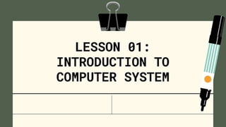 Platform technologies lesson 01 | PPTX