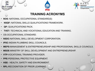 platform training final for plumbing trainers | PPTX