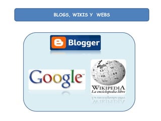 BLOGS, WIKIS Y WEBS

 