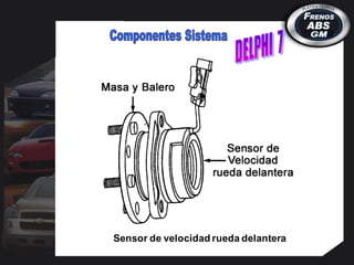 Sensor de velocidad rueda delantera
 