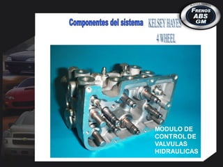 MODULO DE
CONTROL DE
VALVULAS
HIDRAULICAS
 