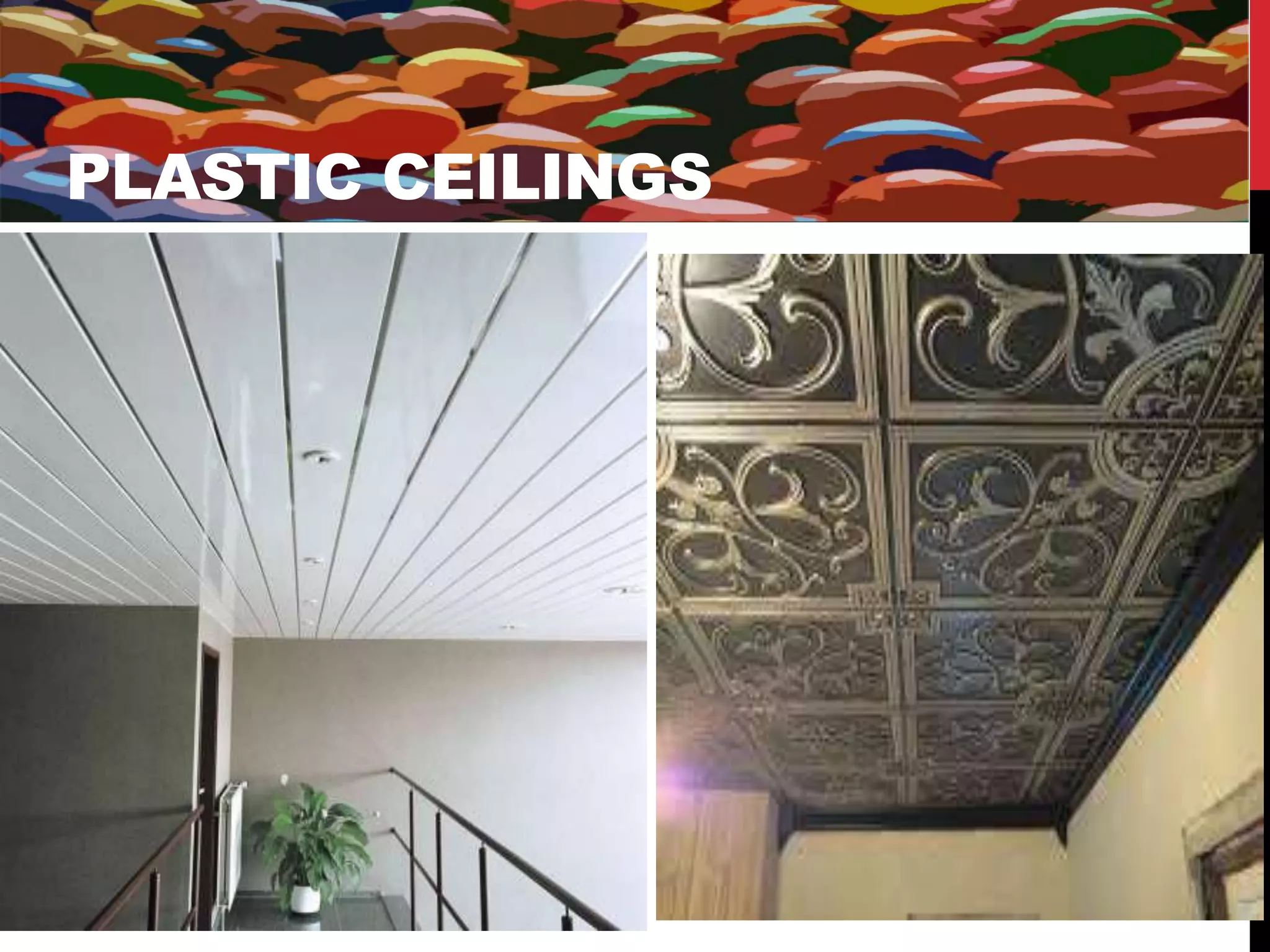 PPLLAASSTTIICC C CEEILILININGGSS 
 