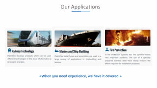 Our Applications
«When you need experience, we have it covered.»
 