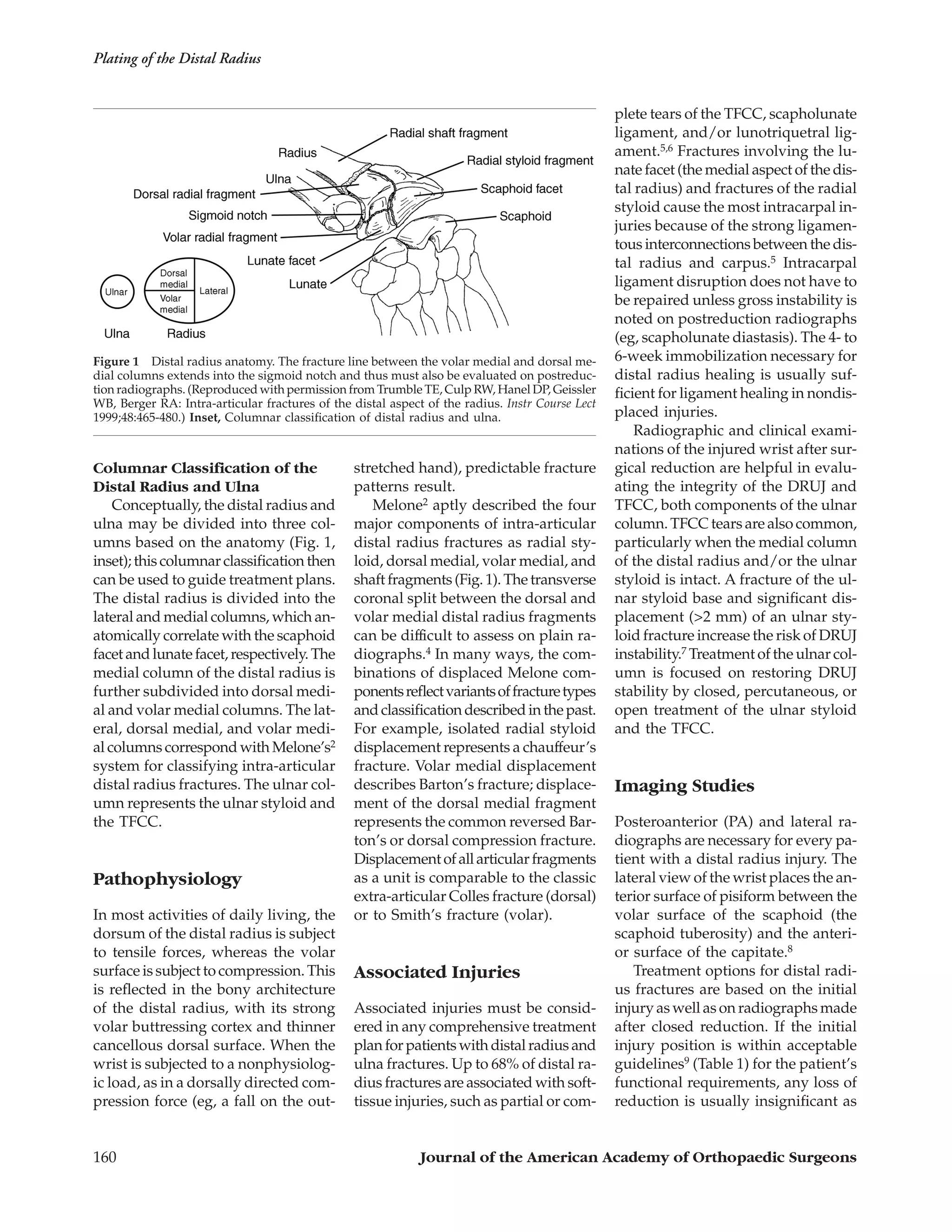 Plating of the distal radius | PDF