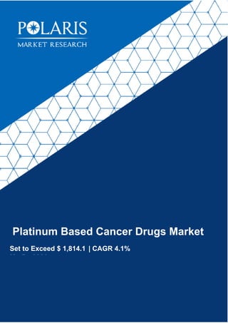 Platinum Based Cancer Drugs Market
Set to Exceed $ 1,814.1
Mn By 2026
| CAGR 4.1%
 