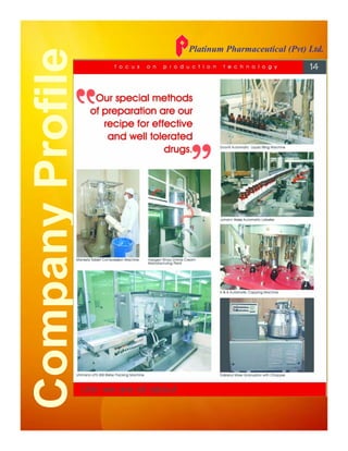 Platinum Pharmaceutical (Pvt) Ltd.
 