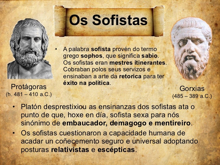 Por Que Os Sofistas Foram Depreciados Pelos Filósofos Seus Contemporâneos