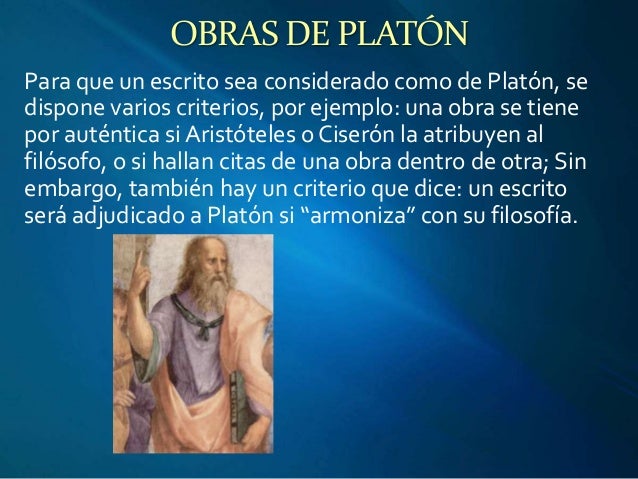 Vida y obra de Plátón