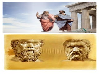 Platón
Tenía 29 años cuando a Sócrates le
obligaron a vaciar la copa de veneno. Era
discípulo de Sócrates, y siguió el proceso
contra éste muy de cerca.
 