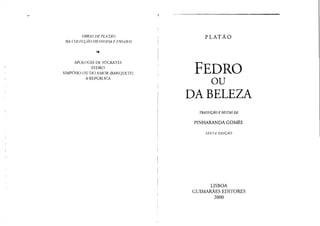Fedro ou Da Beleza