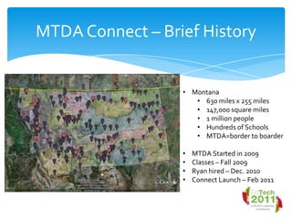 MTDA Connect – Brief HistoryMontana