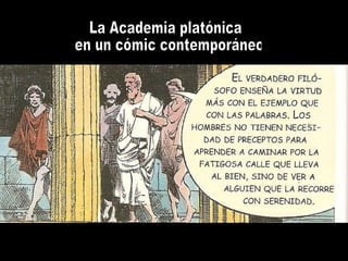 La Academia platónica en un cómic contemporáneo 