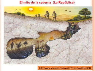El mito de la caverna (La República)
http://www.youtube.com/watch?v=nxVwsKNv08Q
 