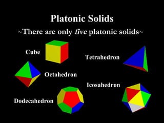 Platonic solids