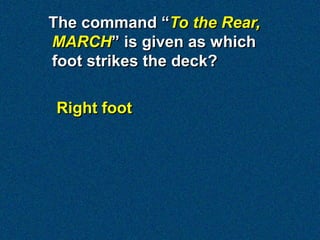 To Tbe Rear March Platoon Drill | PDF