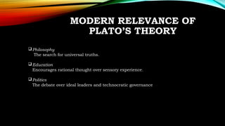 Technocratic Rationality PLATO’S THEORY OF REFORMS- Presentation. | PPTX