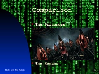 Comparison The Prisoners The Humans Plato and The Matrix 